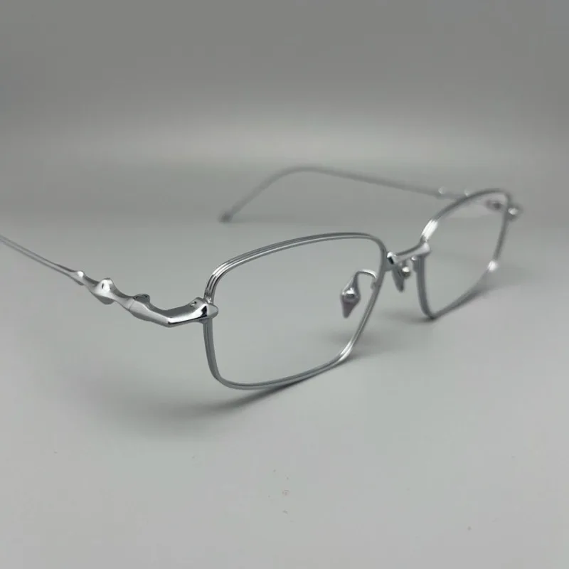 

2025 Korea new Ultralight Fashion Titanium small Square Myopia Optical Prescription Glasses Frame Men Eyewear ATO Polarized