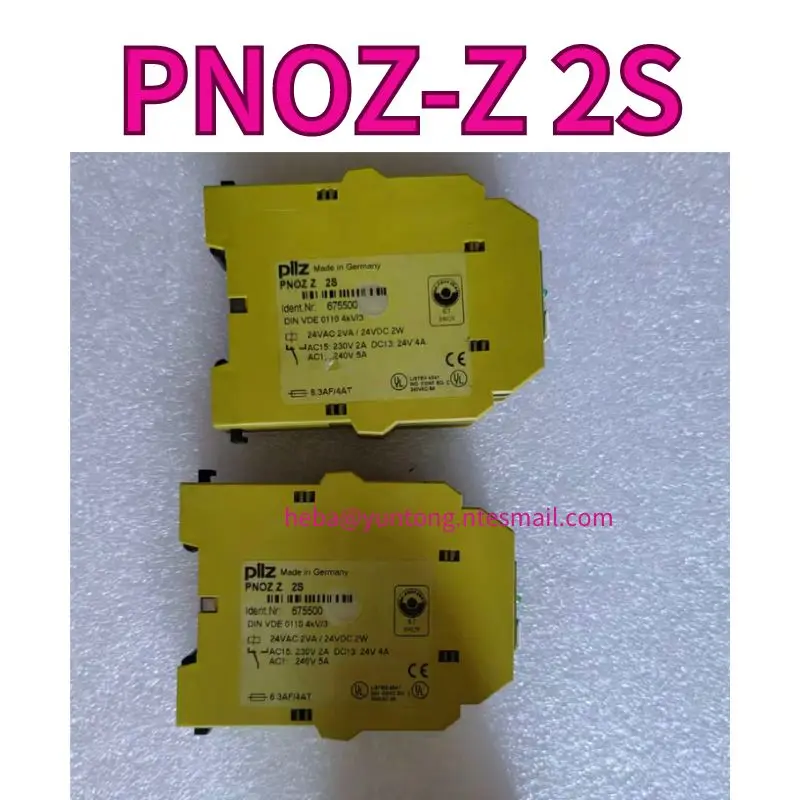 Used safety relay PNOZ-Z 2S