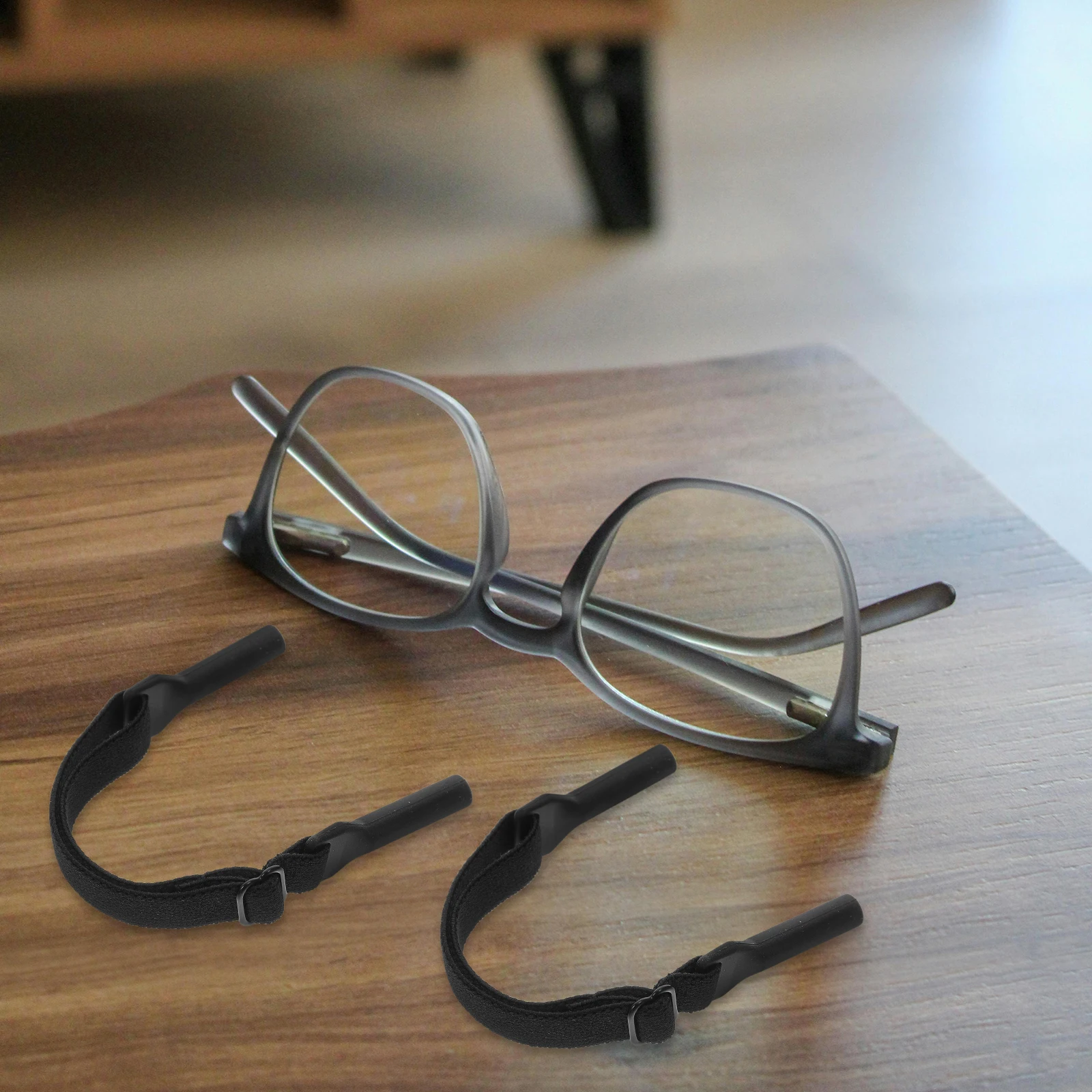 

6pcs Adjustable Eyeglasses Strap Elastic Anti Slip Glasses Holder Sports Sunglasses Retainer Cord Silicone Band Kids Adults