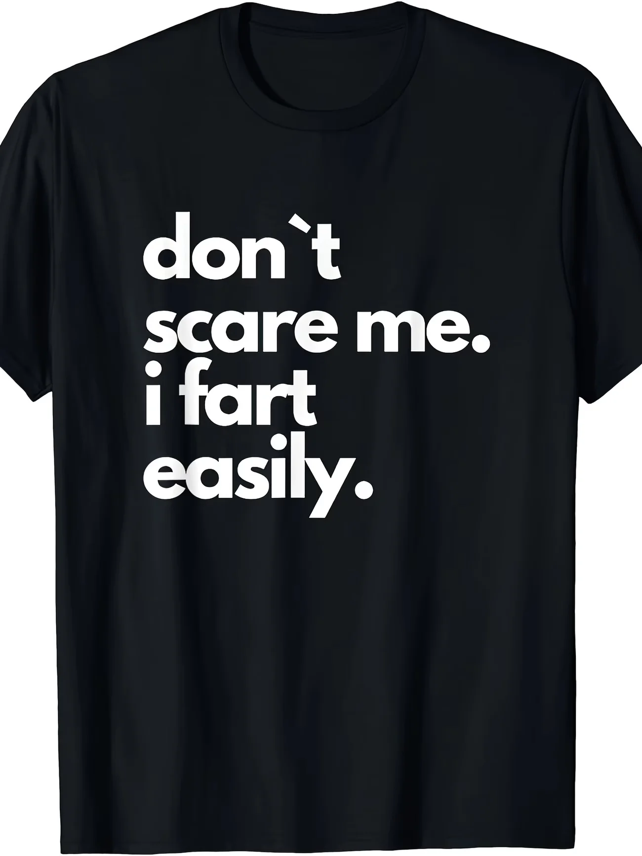 Don't Scare Me I Fart Easily Women T Shirt Streetwear Men's Tee Summer Casual Gift Gen Z Alpha Brain Rot Humor Women's Clothing