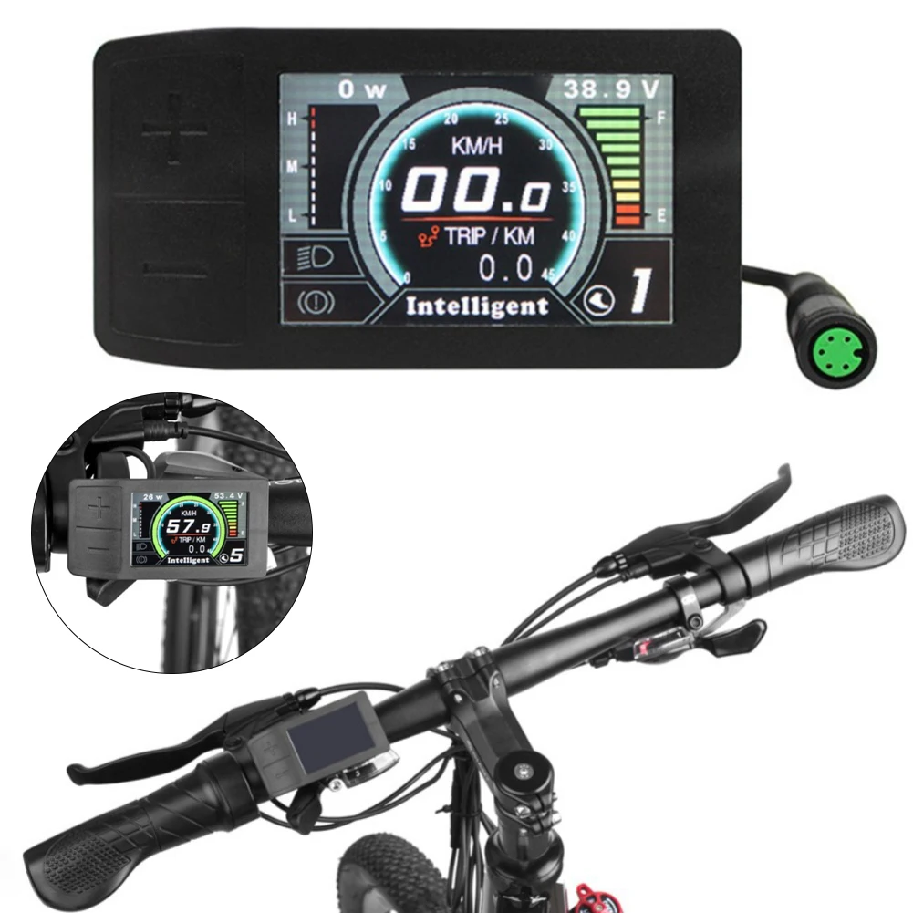Mid-motor Kit Motor Kit Display Outdoor Cycling Real Time Performance Display Real Time Speed Error Code Indicator