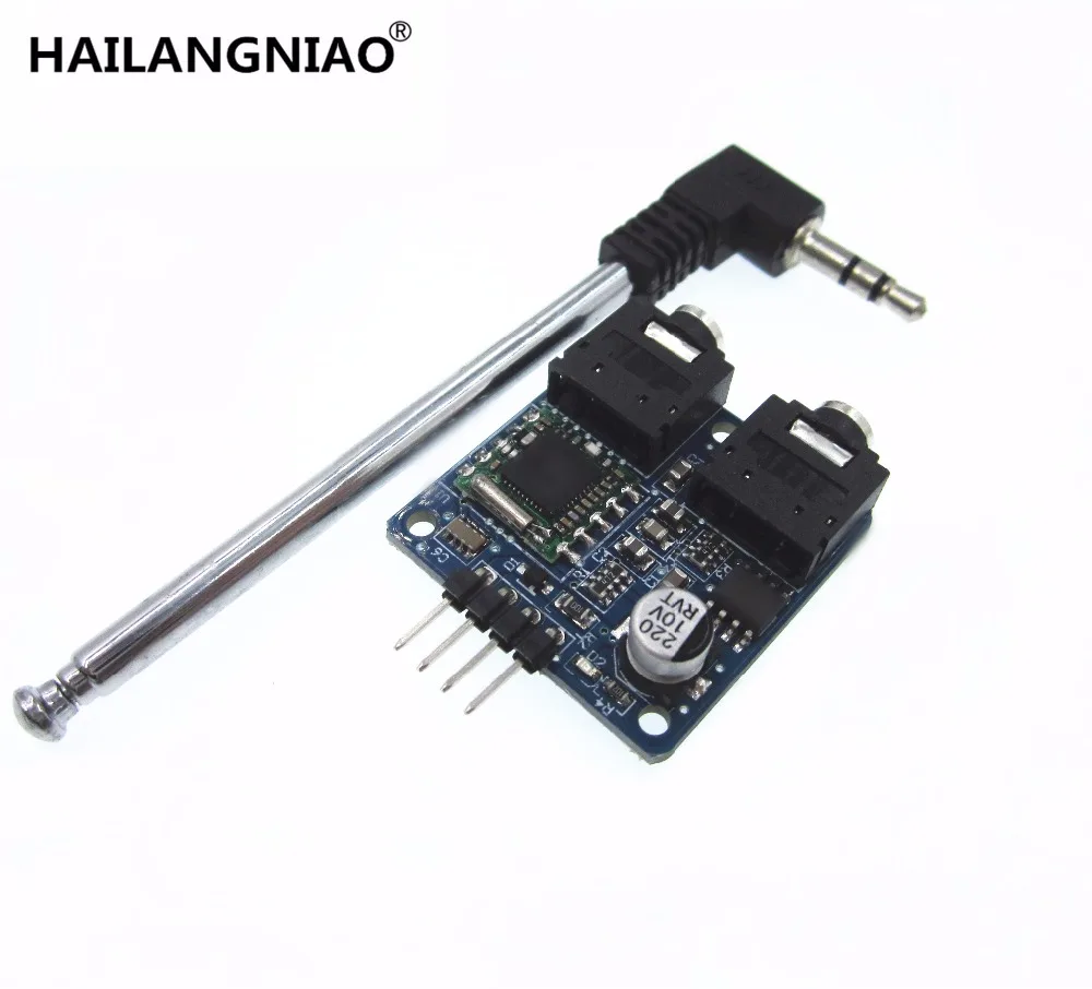 5 قطعة/الوحدة TEA5767 FM وحدة راديو ستيريو ل 76-108 ميجا هرتز مع هوائي كابل