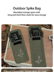 Outdoor Nail Bag Camping Kit Multifunctional Nail Storage Bag Camping Oxford Cloth Large Accessories Storage Bag