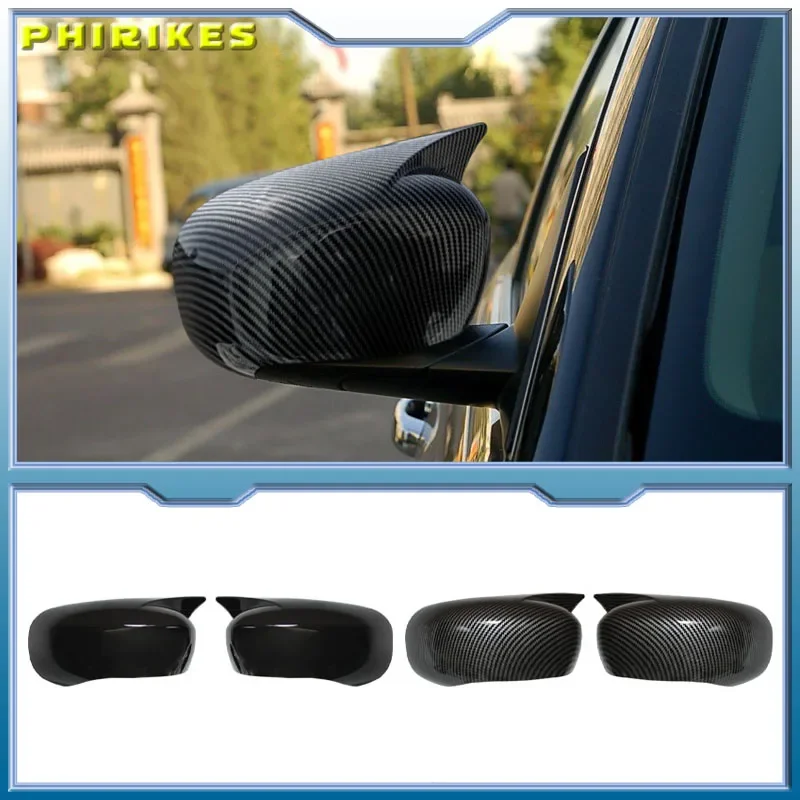 

Car Sticker Cover Rearview Side Mirror Wing Cap Exterior Door Case Trim ABS For Chrysler 300/300C Dodge Magnum Charger 2005-2010