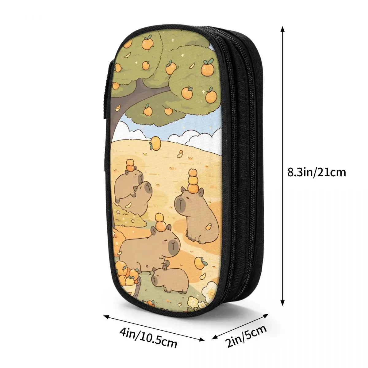 كابيبارا جميل قيلولة مقلمة الطفل خمر صندوق رصاص مطبوعة مقلمة المدرسة منظم قرطاسية هدية فكرة