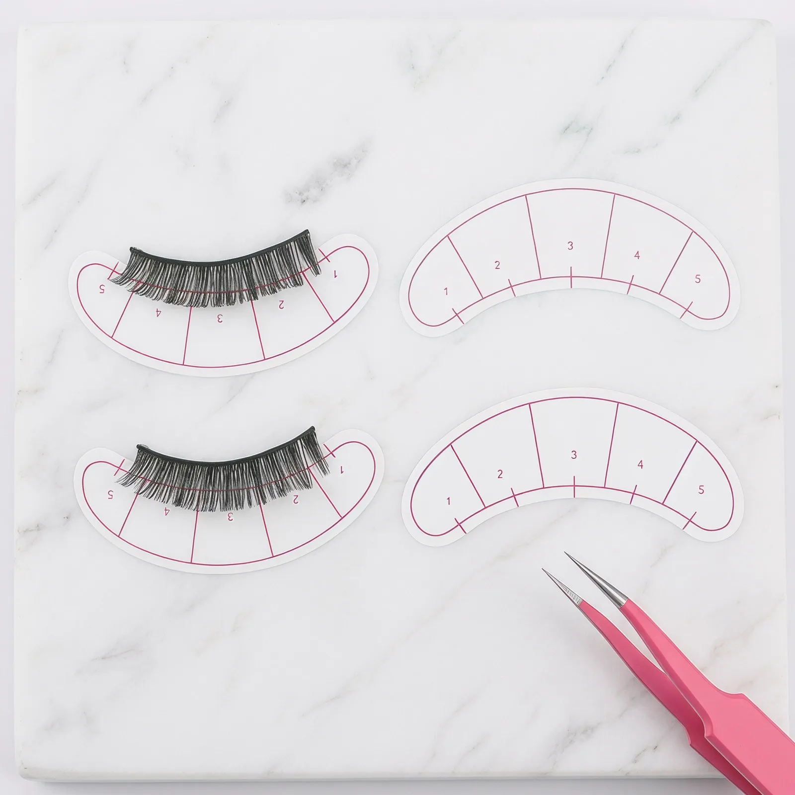 10 Sheets Eyelash Extension Stickers Isolation Pads for Dark Circle and Puffiness Protection Lint Free Design
