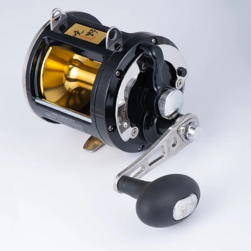 

Lurekiller Game Reel Trolling Reel TG9000 24KGS Drag 8BB Carbon Washers 3.4:1 0.5mm-620M Ocean Boat Fishing Overhead