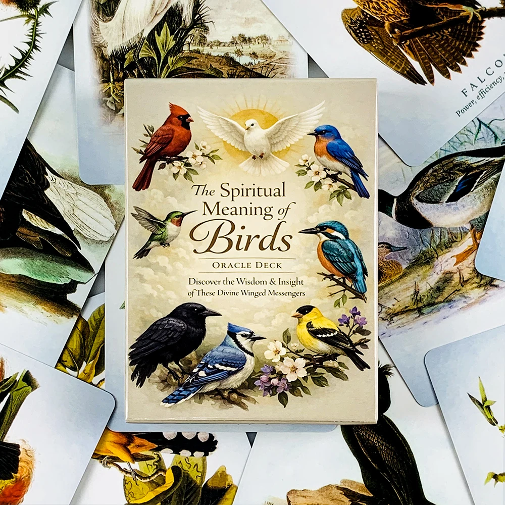 The Spiritual Meaning of Birds Oracle Cards Animal Spirit Guide Divination Deck Bird Messenger Spiritual Guidance Board Games