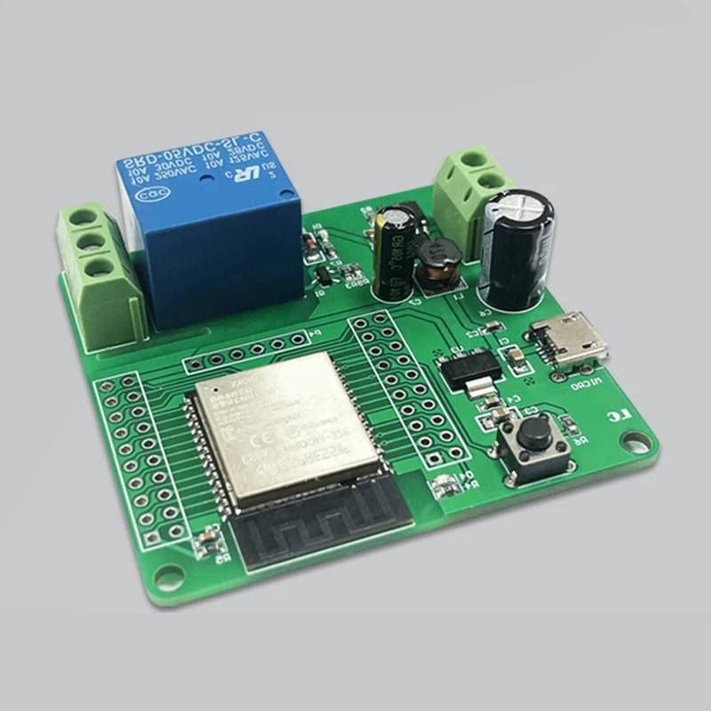 One Channel Relay ESP32-WROOM Development Board Single Relay Module DC 7-60V Power Supply For Home Appliance Accessories