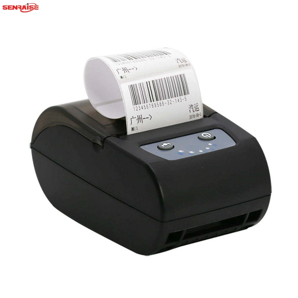 Stampante termica per ricevute a dente blu economica e fine da 2 pollici Mini stampante termica per ricevute portatile da 58 mm