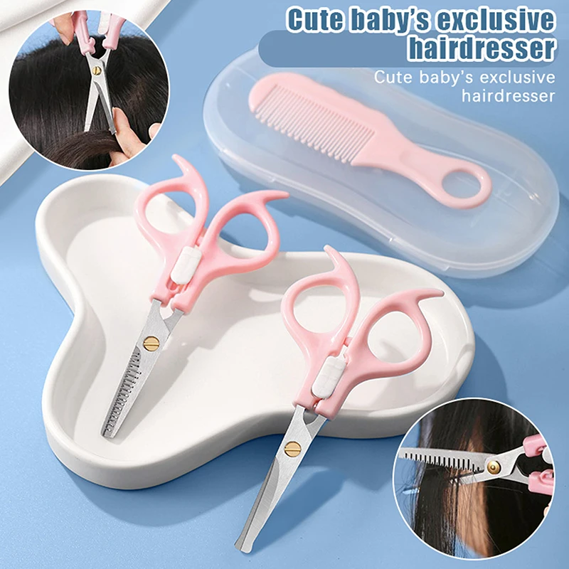 

Baby Hair Cut And Hairdressing Comb Trim Bangs And Broken Hair Bangs Trimmer Manual Portable Children's Hair Clipper