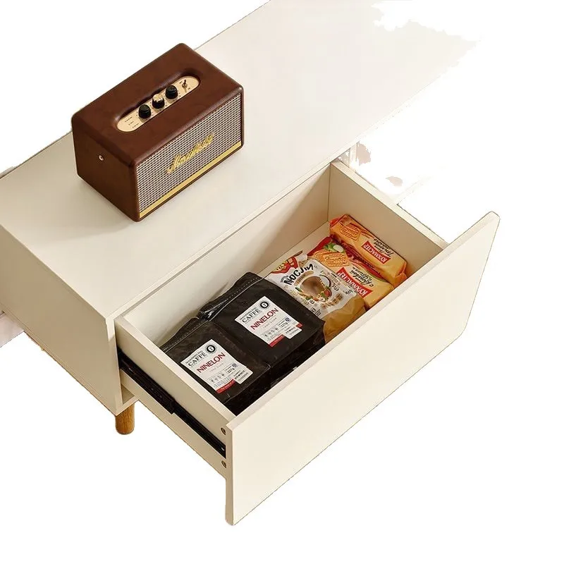 Coffee table living room TV cabinet combination rectangular side table against the wall Nordic style