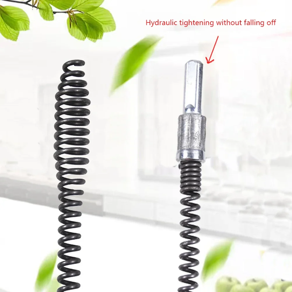 1-10 متر الحفر الكهربائية الأنابيب التجريف أداة الربيع الأنابيب أنابيب الصرف الصحي Unblocker الحمام المطبخ استنزاف نظافة بالوعة انسداد مزيل