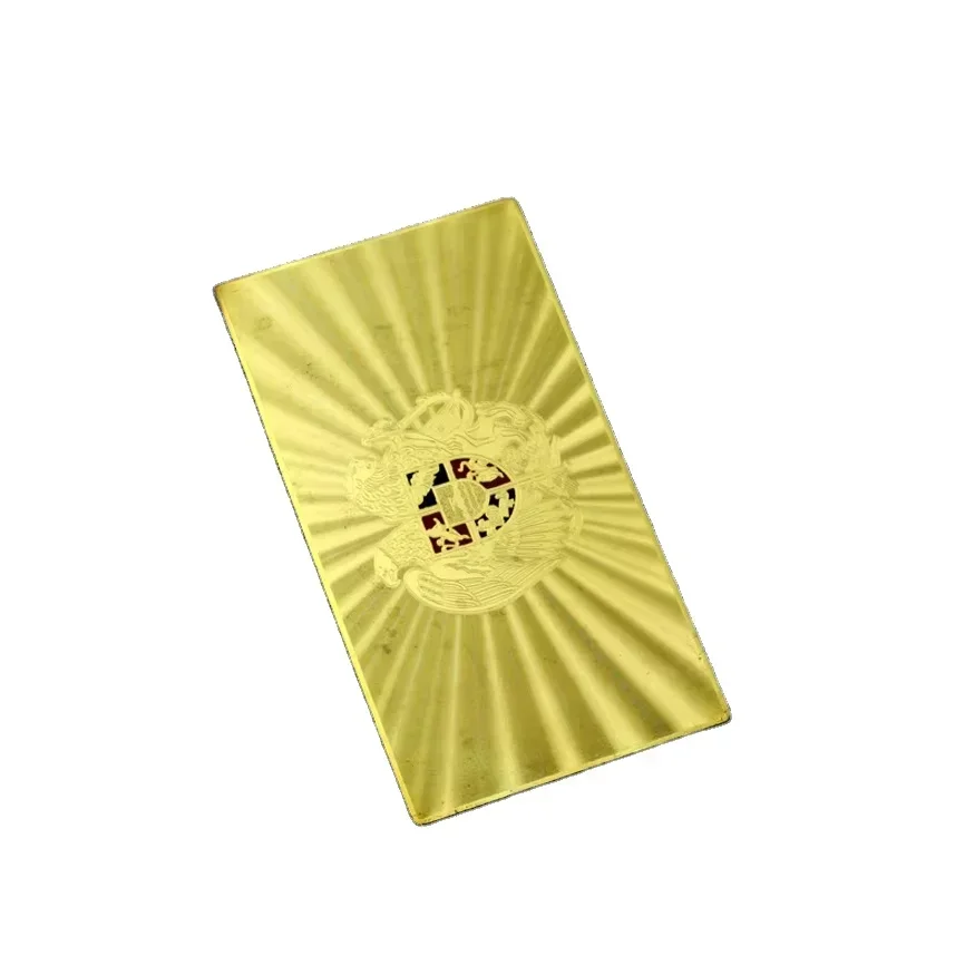 

Высокое качество 0,5 мм 0,8 мм на заказ нержавеющая сталь 304, золотая металлическая визитная карточка