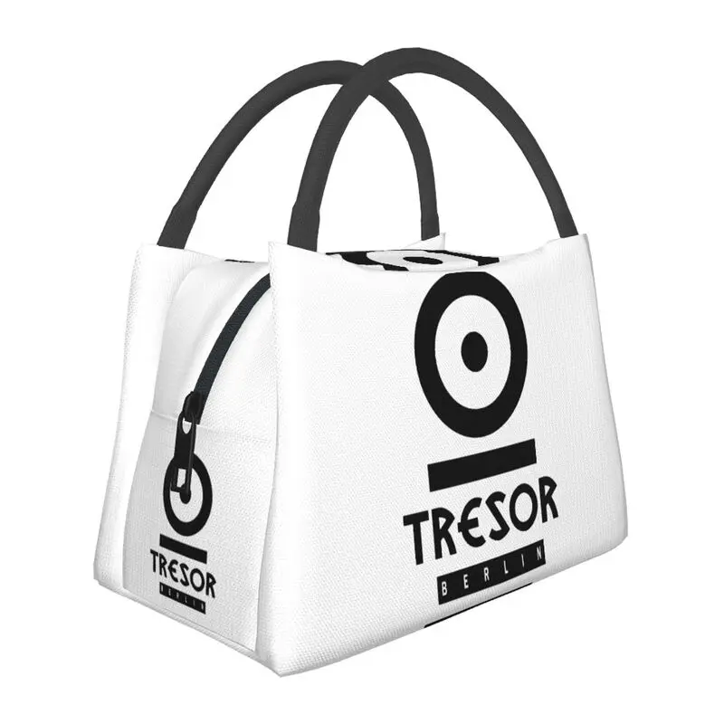 Nightclub Music Tresor Berlin Logo Insulated Lunch Bags for Women Leakproof Thermal Cooler Lunch Box Work Picnic