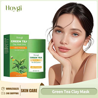 30gGreen Tea Bee Venom Mud Facial Mask Stick Blackhead and Acne Removal Oil Control Antioxidan Pores Shrink Refreshing Clay Mask