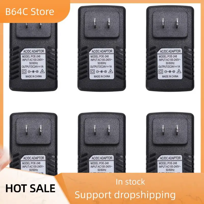 

B64C 6X источник питания Ethernet POE адаптер инжектора для шлюза IP-телефона IP-камера (24 В/1 А вилка стандарта США)