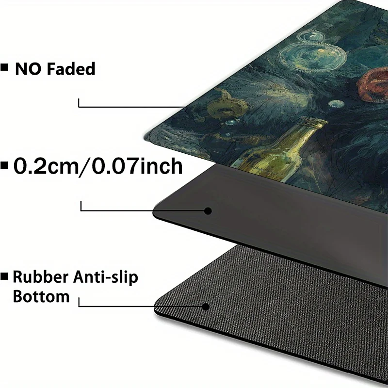 مخدر القرود ماجيك حفلة لعبة حصيرة المطاط دائم لألعاب MTG & TCG 35X60cm لوحة الماوس مكاتب حصير مكتبي تصميم ودية #5