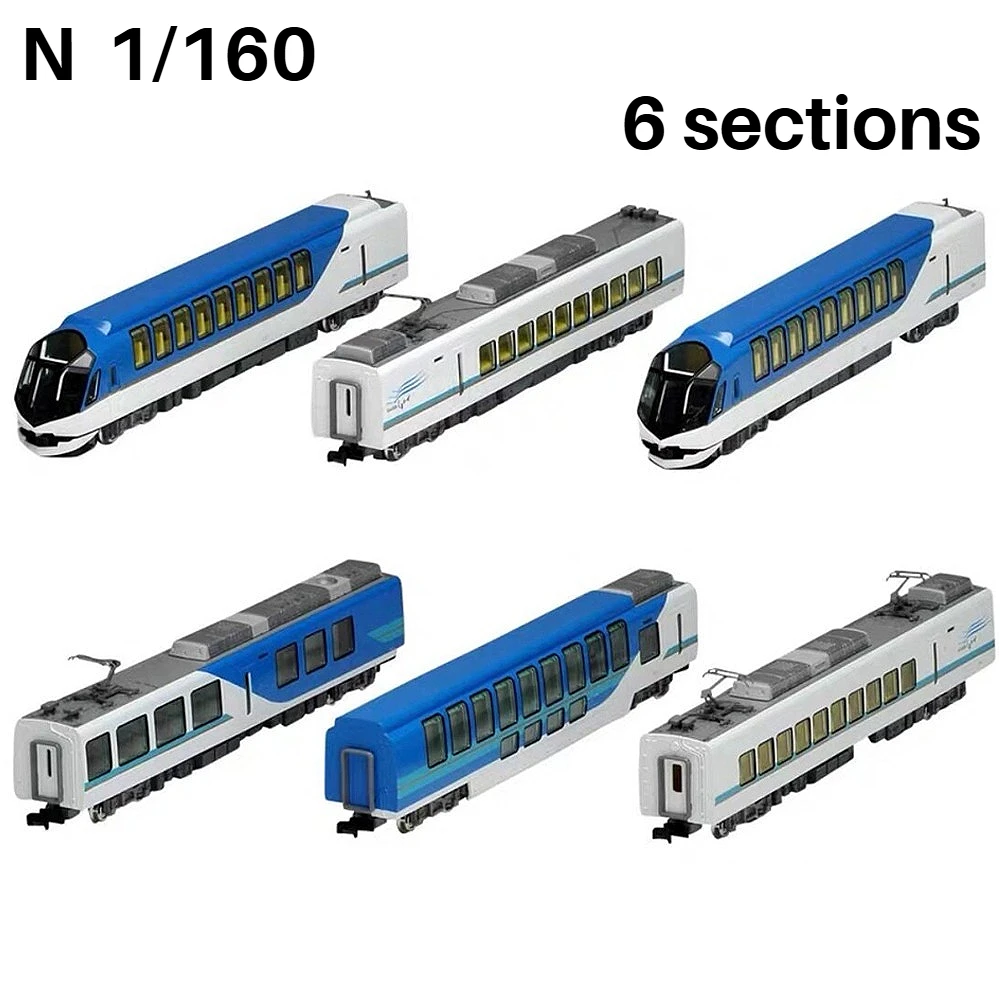 

Модель поезда TOMIX N-типа в масштабе 1/160, серия Kintetsu 50000, Shimakaze 98461 98462, синий, 6-вагонный набор, игрушка-подарок для мальчика