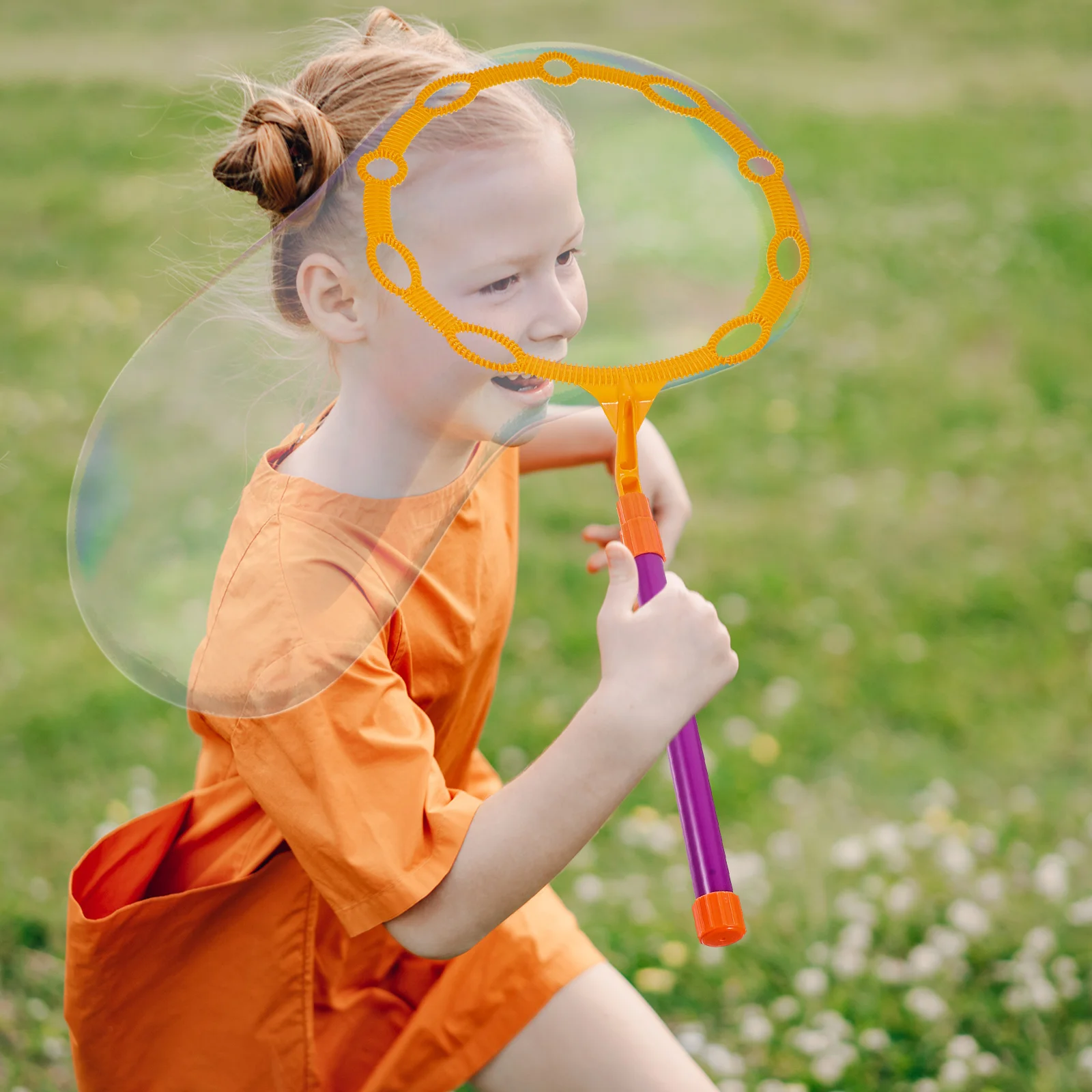 

Big Bubble Circle Blowing Stick Wand for Kids Outdoor Plaything Child Maker Fancy