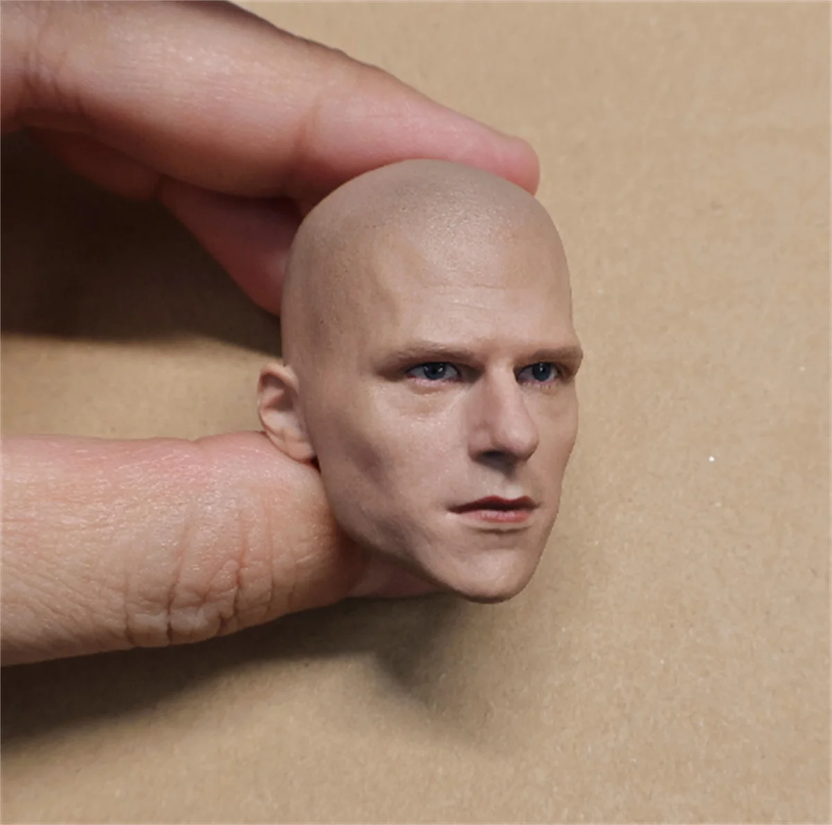 Lex Luthor Male Head Carving Sculpt  Painted/ Unpainted Star 1/6 Soldier Model For 12'' Action Figure Body Doll   Model toys