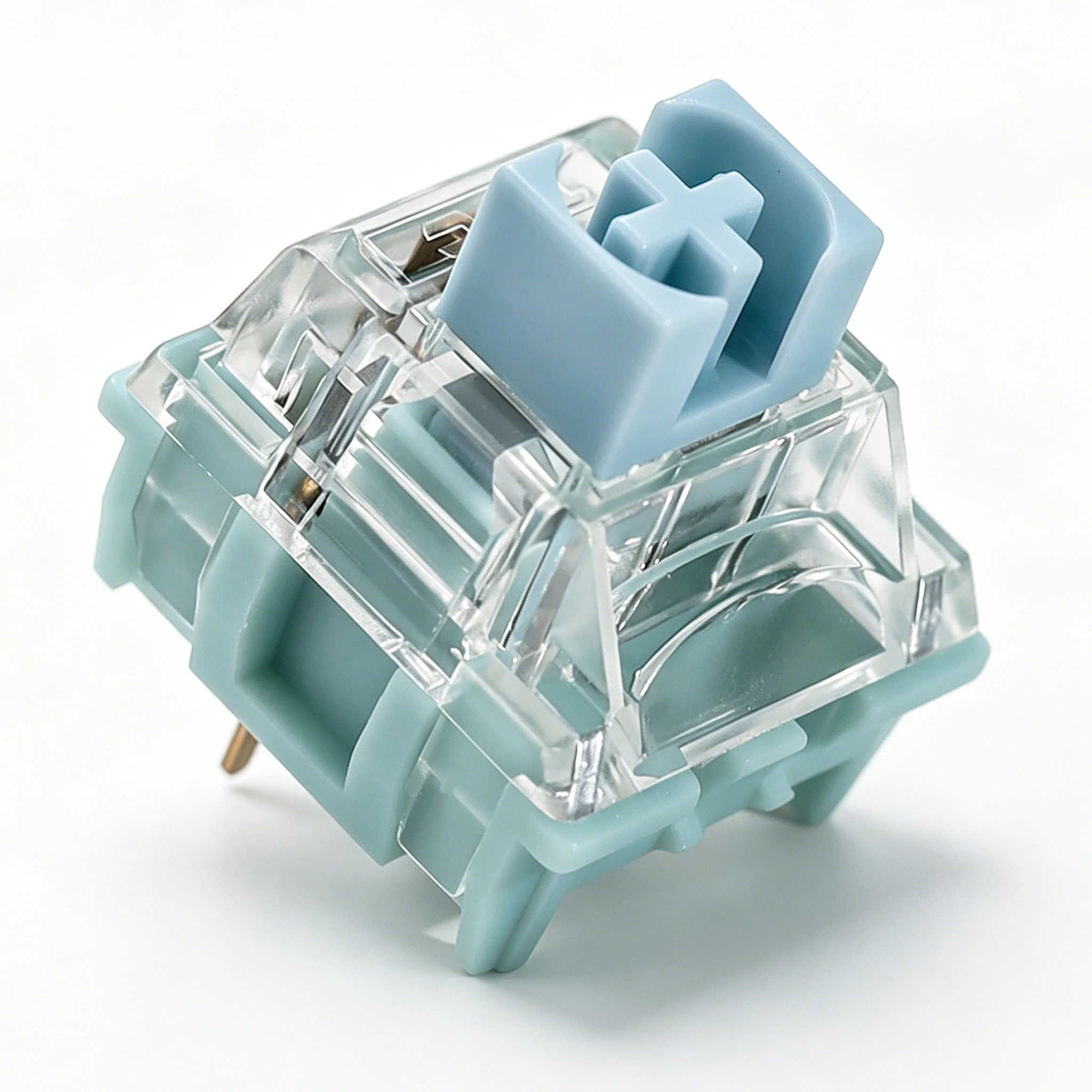 TTC Bluish White Silent Switch 42gf Tactile Creamy Switches MX Staubdicht 3 Pins RGB Custom für Gaming Mechanische Tastatur Gamer – Detail 5