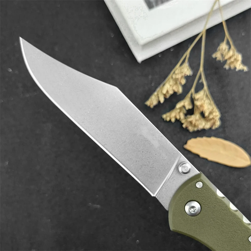 RANGE BOSS Outdoor Survival Rescue Nylon Fiber Handle Hunting Camping Tactics EDC Folding Knife