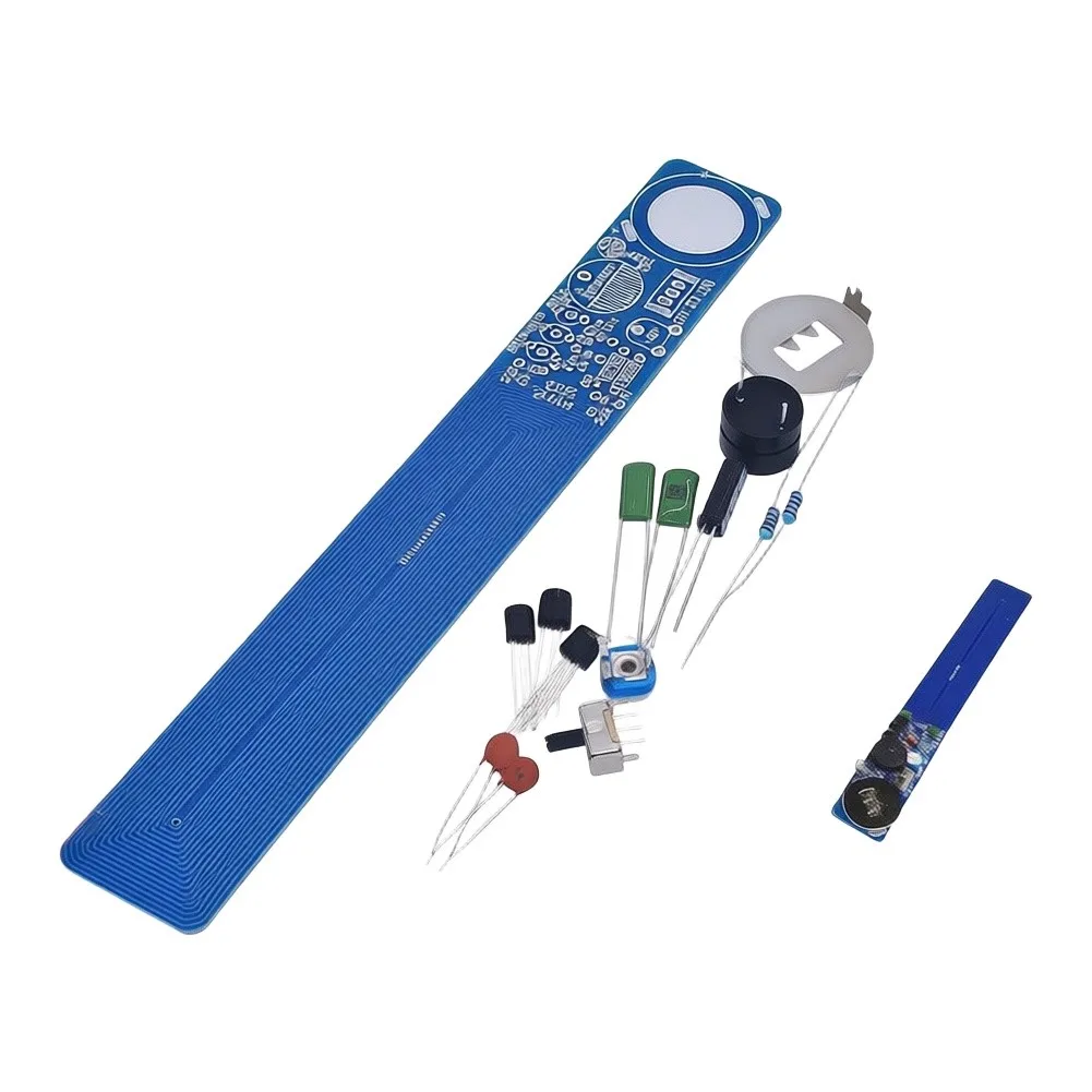 DIY Metal Detector Kit Electronic Soldering Practice Set With Adjustable Gain High For Frequency Oscillation Circuit Audible Buz