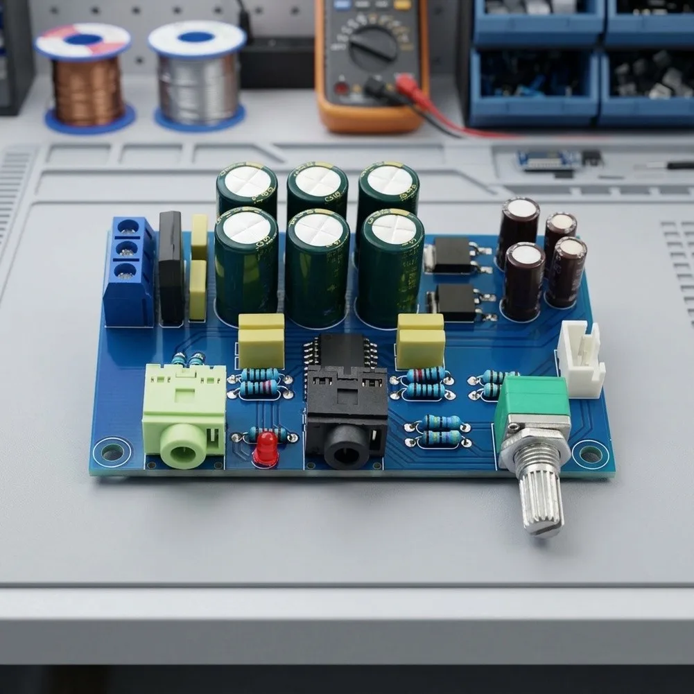Low-Noise TPA6120A2 Headphone For Amplifier Board for Audiophiles Seeking Improved For Fidelity in Audio Setups
