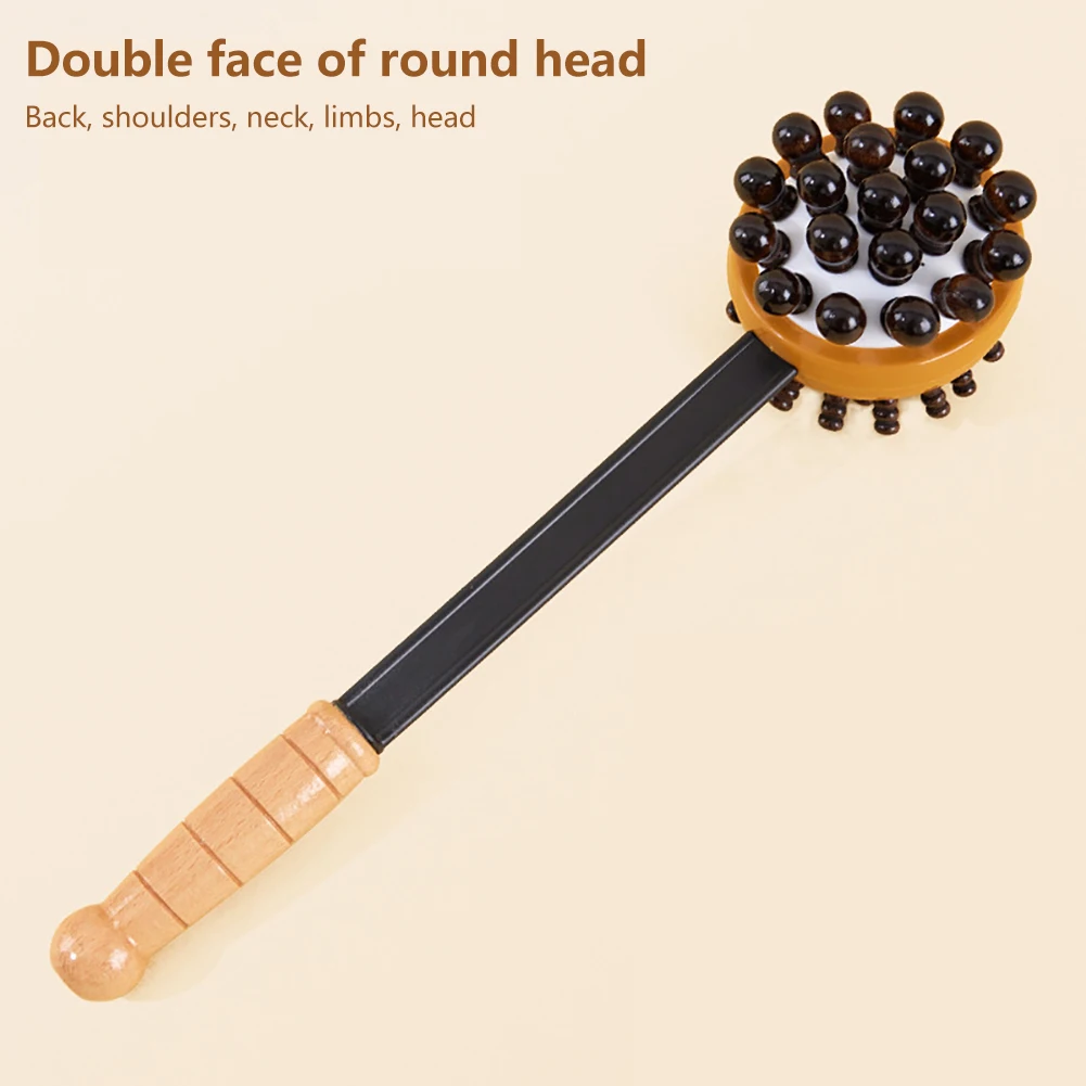 Double Sided Massage Hammer Back Neck Massager Anti Slip Massage Stick for Body Massager Foot Massage Tool Hammer Health Care