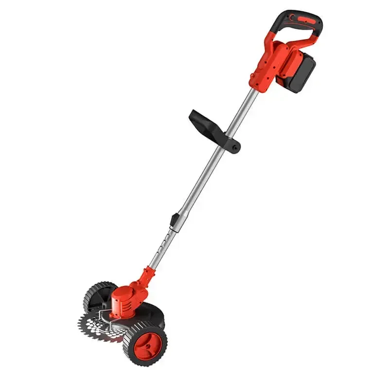 Rechargeable Garden Tools Electric Weed Eater Grass Trimmer Battery Cordless Brush Cutter with Wheels Power String Trimmer