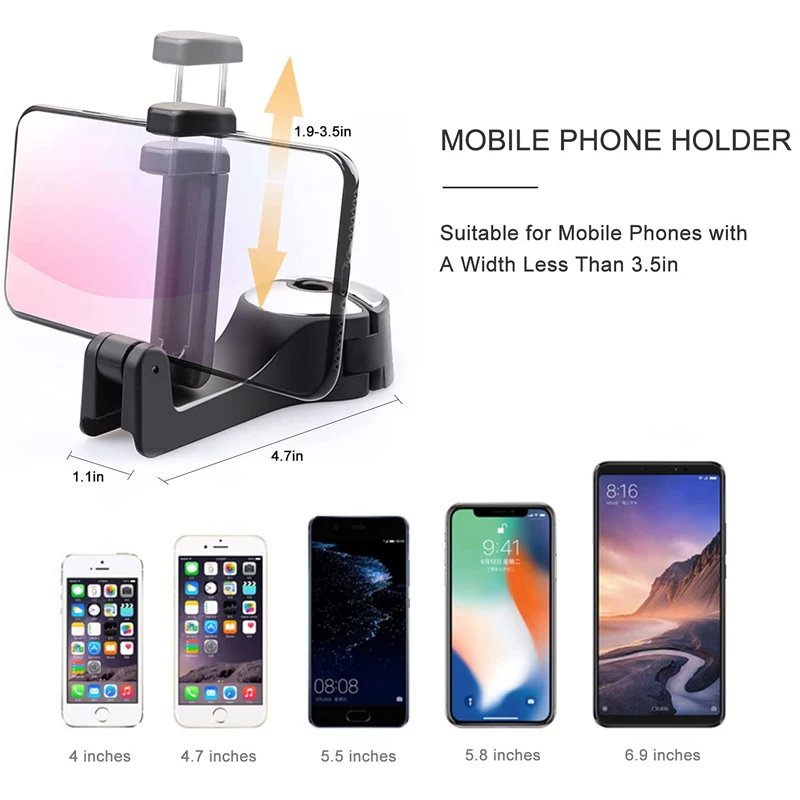 Universal Car-mounted Multi-functional Mobile Phone Holder Creative Rear Seat Headrest Hook Lock Buckle Style Car Phone Stand