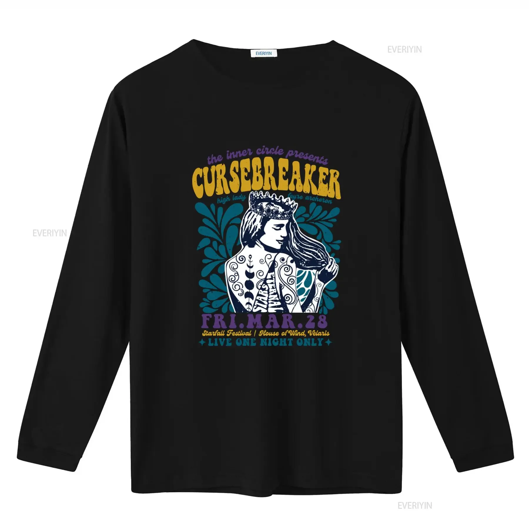 Cursebreaker Vintage Concert T Shirt Officially Licensed Sarah J Maas Sjm Acotar Mist And Fury Rhysand Fangirl High Lady