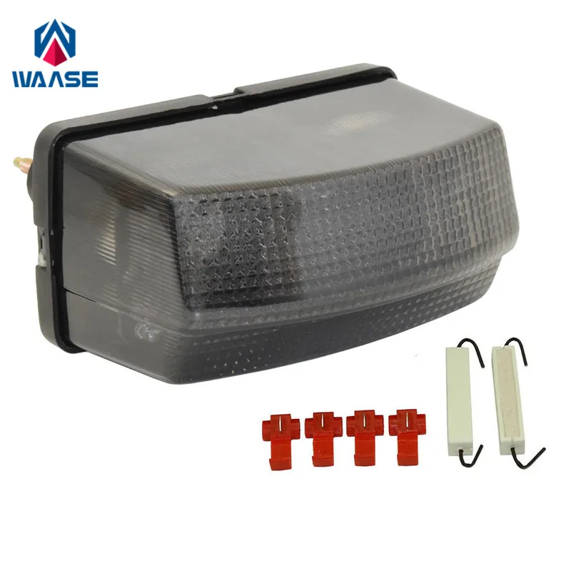 

waase For Yamaha FZR1000 1991 1992 1993 1994 1995 E-Mark Tail Light Brake Turn Signals Integrated LED Light