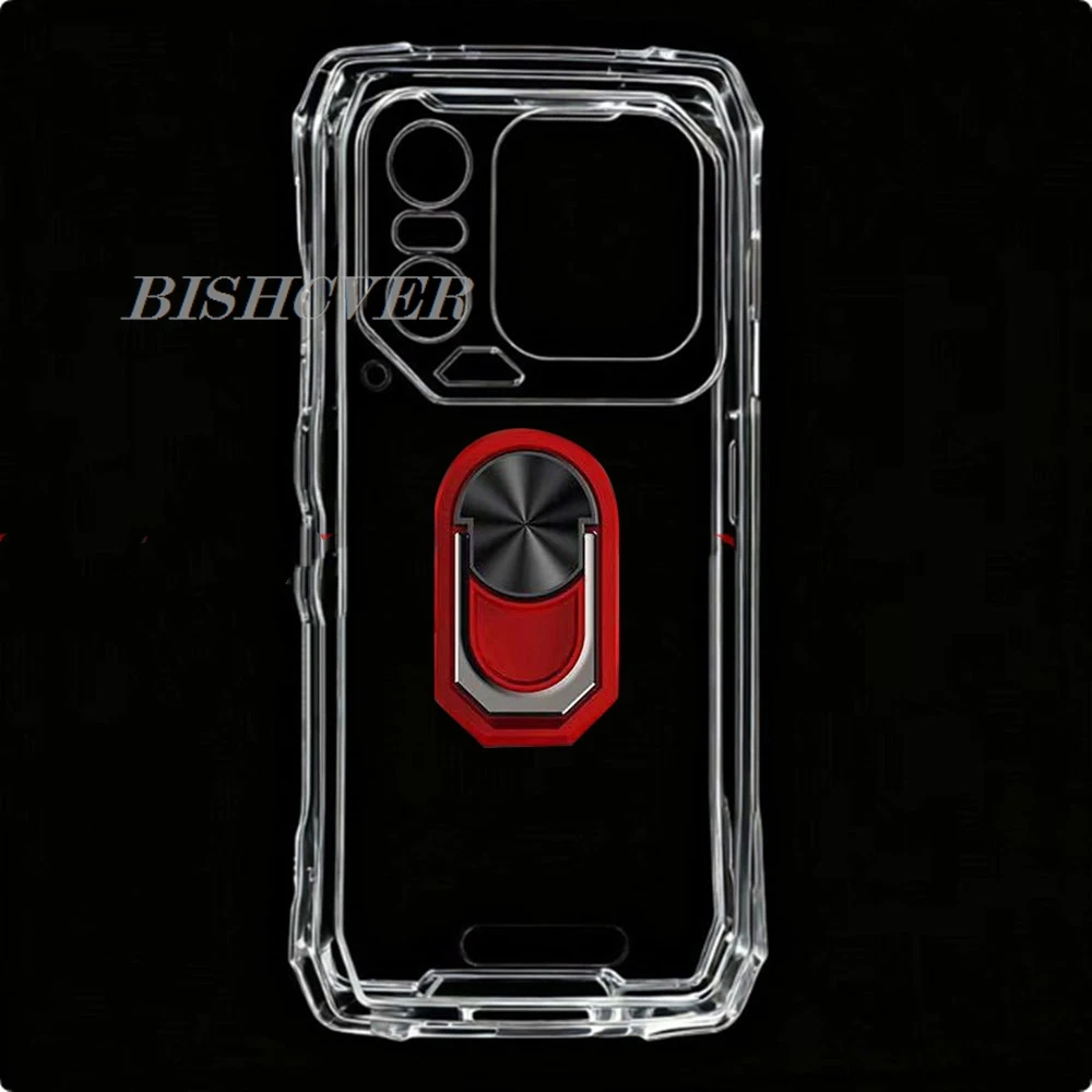 Magnet Phone Case For Blackview Xplore 1 6.78"  Blackview Xplore 1 Xplore1 Shockproof Soft TPU Silicone Cover With Ring Holder