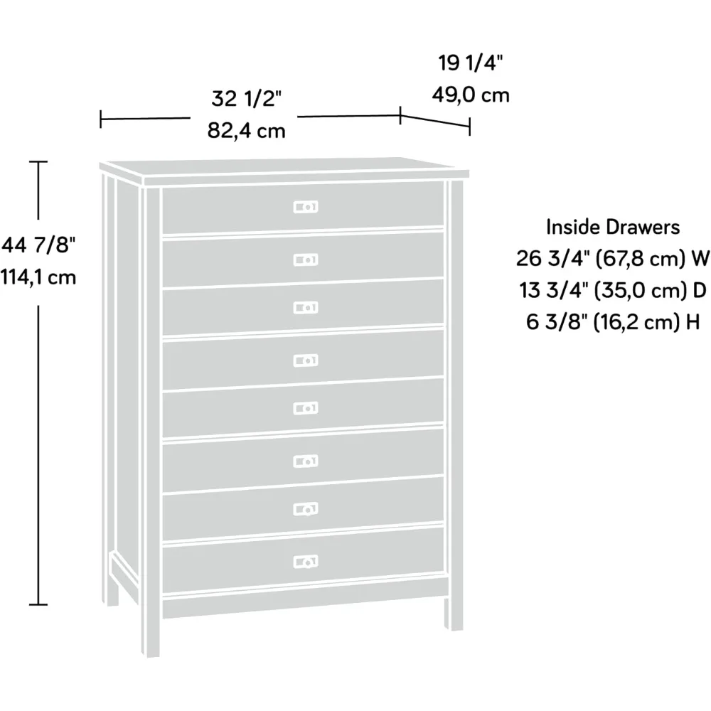 Commode à 4 tiroirs Raven Oak - Style Cottage Sauder