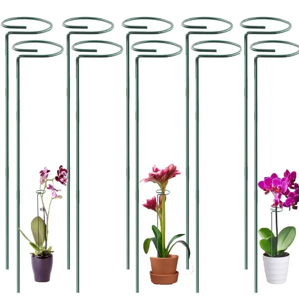 5Pcs Durable Garden Climbing Vine Rack Plant Support Stand Fixing Rod Climbing Frame Plant Cage Frame