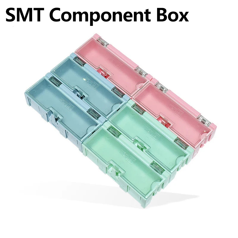 SMD Container SMT IC Electronic Component Mini Storage Box Jewelry Case Diy Practical for Small Component Jewelry Tool