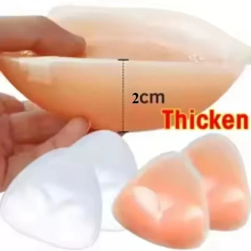 3D Silicone Bra Inserts Breast Pads Sticky Push-up Women Bra Cup Thicker Nipple Cover Patch Bikini Inserts for Swimsuit Gifts - Image 5