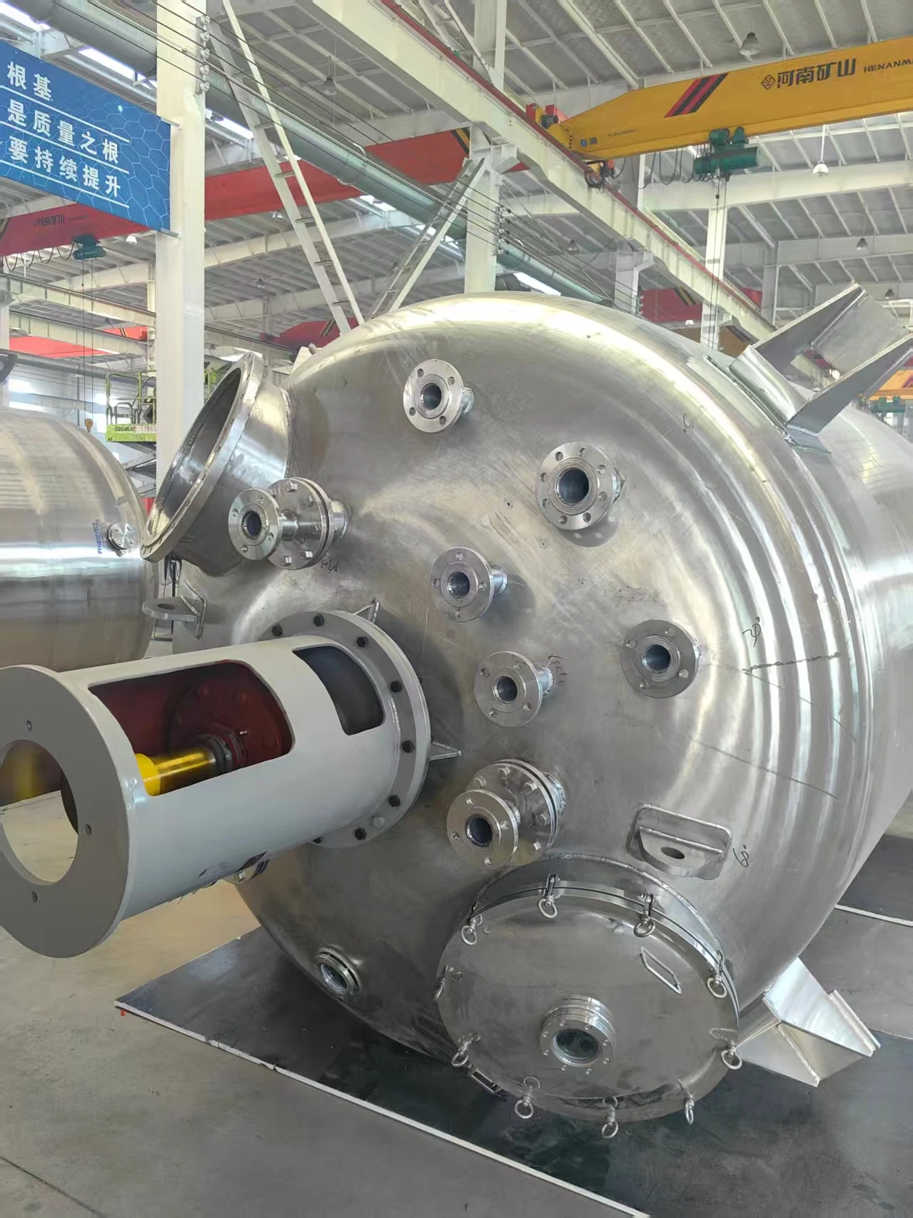 Motore per recipiente a pressione per reattore di riscaldamento con giacca in acciaio inossidabile SS316L personalizzato ad alta pressione da 1000 litri