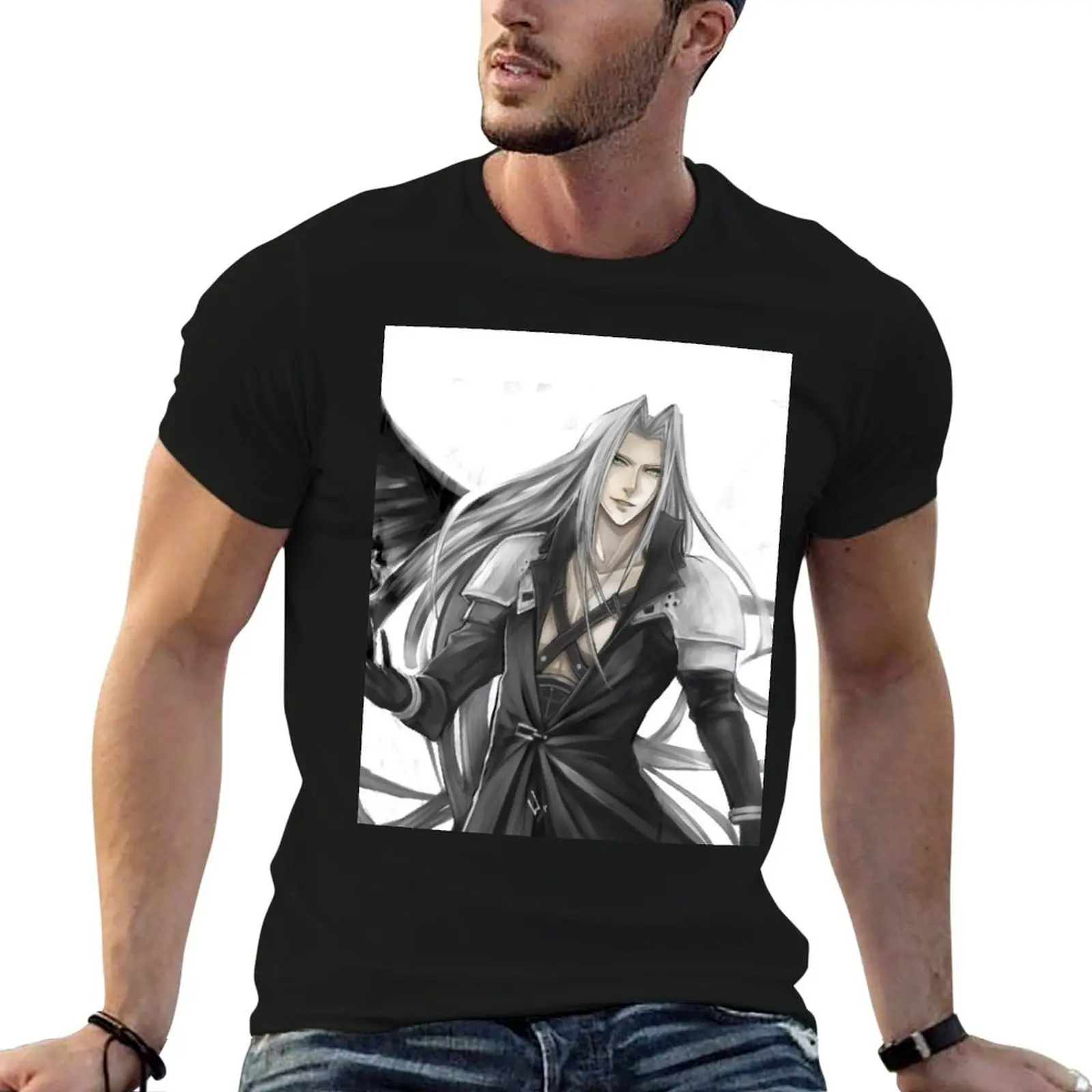 

man graphic Sefirot t shirt t T-Shirt shirts Sword designer funny for man