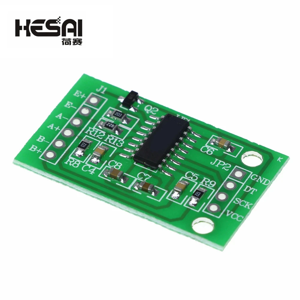 HX711 Weighing Pressure Sensor 24-bit Precision A/D Module+34mmX34mm 50Kg Load Cell Resistance Strain Half Bridge