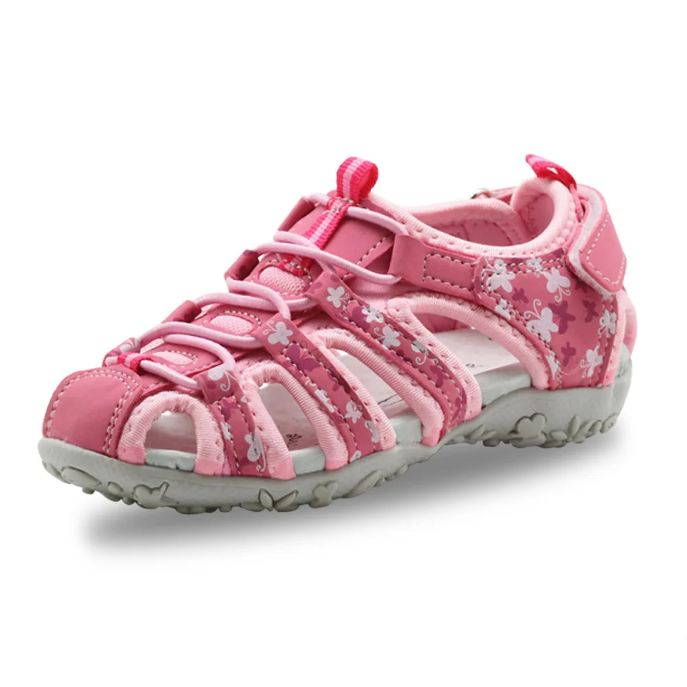 Girls' Sandals Students' Summer New Children's Shoes Little Girls' Beach Shoes Headband Hollow Breathable Baby Shoes