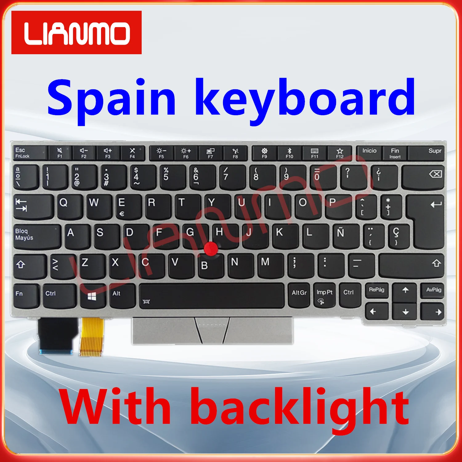 Spanish notebook keyboard Suitable for Lenovo Thinkpad X280 A285 X390 X395 L13 GEN1 S2 5TH 6TH GEN