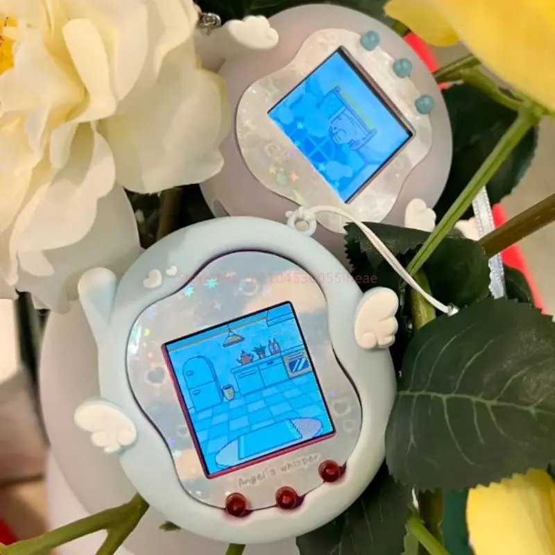 Nueva serie Angel Wings Whispering, cubierta protectora impermeable anticaída de silicona exquisita y bonita para Tamagotchi Paradise