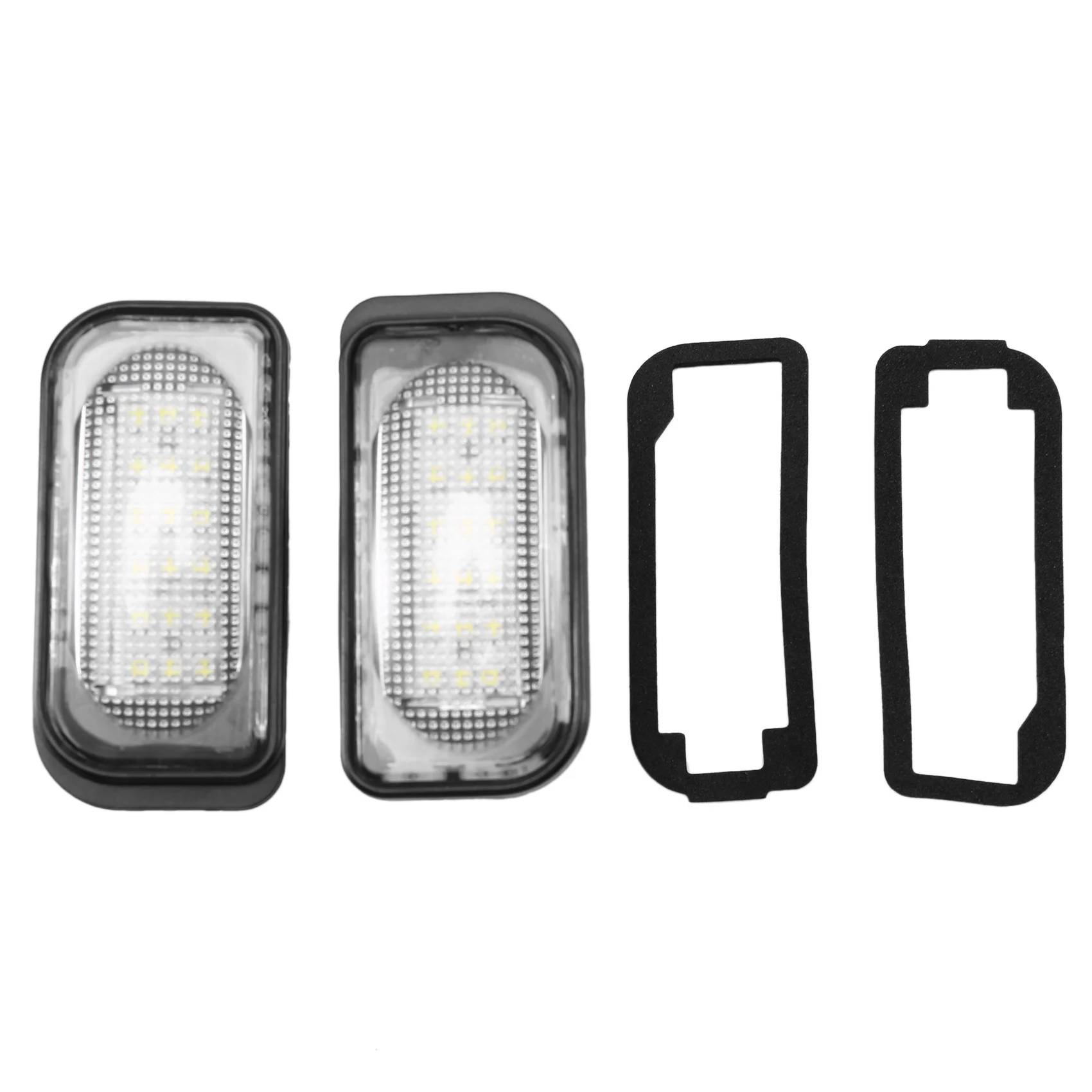 Reliable-2Pcs White Led License Plate Light for Mercedes Benz W203 Car Number Plate Lamp for Benz W203 4D 2001-2007