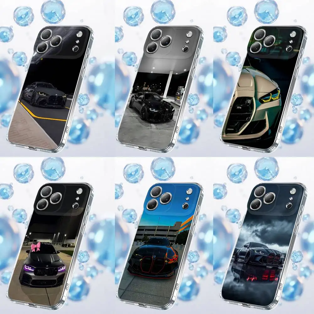 

Phone Case For iPhone 17,16,15,14,13,12,11 Plus,Pro,Max,Plus,E,SE4,Air,Mini Transparent Sport Cool Blue B-BMWES Car Cover