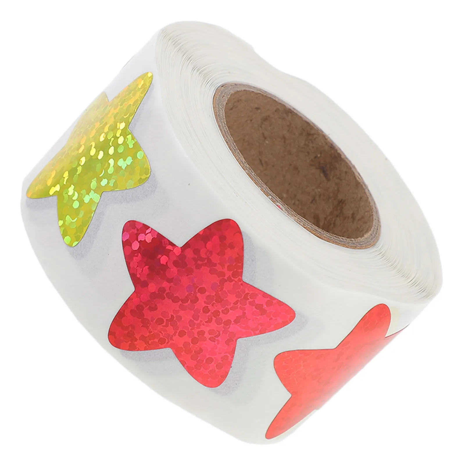 

1 рулон наклеек в виде 5-конечных звезд, самоклеящиеся съемные наклейки-поощрения для учителей, школьников, детского сада, канцелярские принадлежности