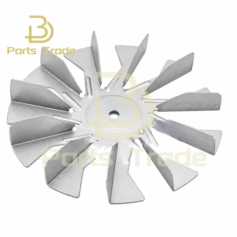 1PC High Temperature Resistance Motor Blade with Galvanized Sheet for Air Fryer Convection Oven Fan Motor Accessories