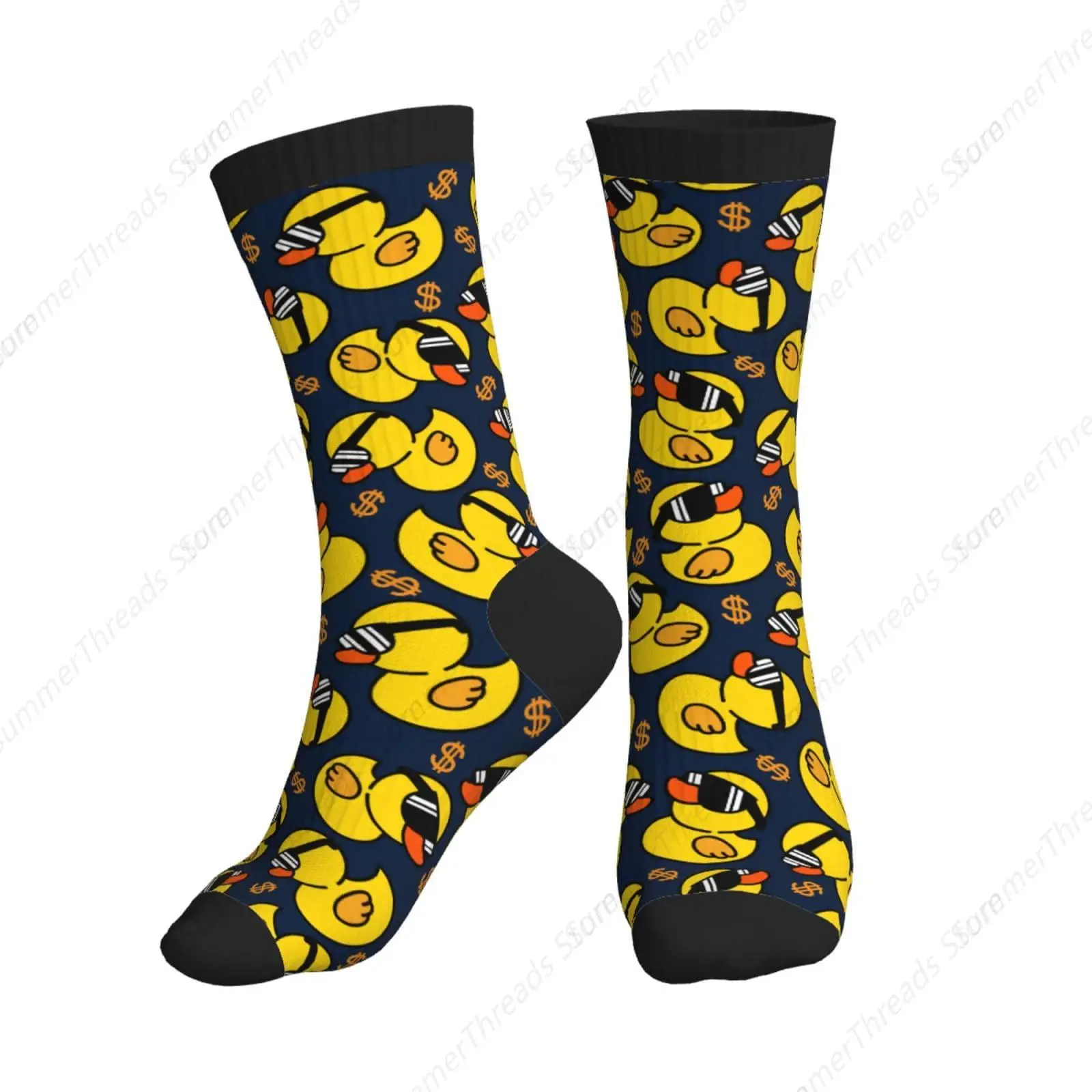 

Funny Yellow Duck Socks Gifts for Duck Lovers Women Men